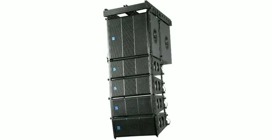 Sistema PA con altoparlanti line array attivi e passivi da 8 pollici Fdb per interni ed esterni, subwoofer line array singolo da 18 pollici