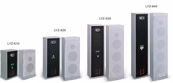 Colonna interna in alluminio OEM ODM da 10 W a 40 W 70 V