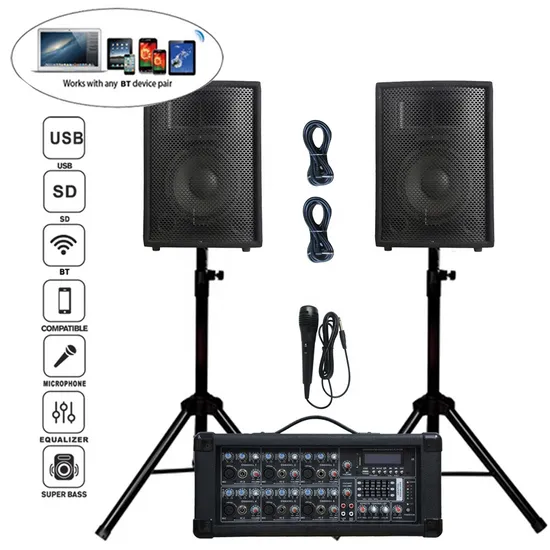 Subwoofer 3000W 2*12