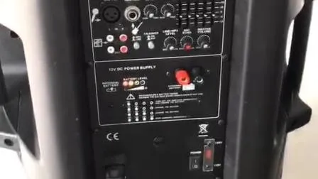 Doppi altoparlanti PA attivi full range da 15 pollici per DJ domestici, karaoke, chiesa, portatili