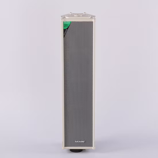 Altoparlante a colonna PA per esterni in metallo per tutte le condizioni atmosferiche, per la diffusione sonora al pubblico
