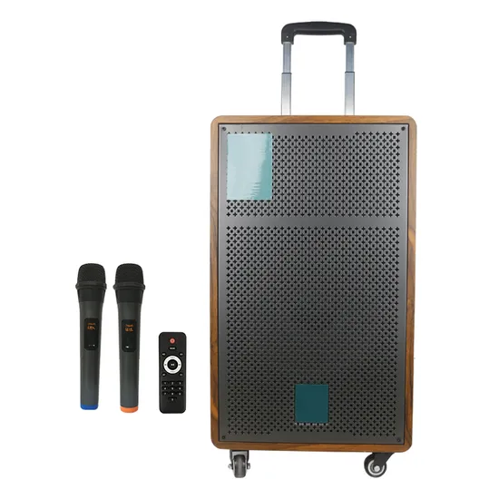 Altoparlante attivo professionale in legno da 12/15/18 pollici a 2 vie, gamma completa, grande potenza, attrezzatura audio per feste, concerti, palco, altoparlante amplificato