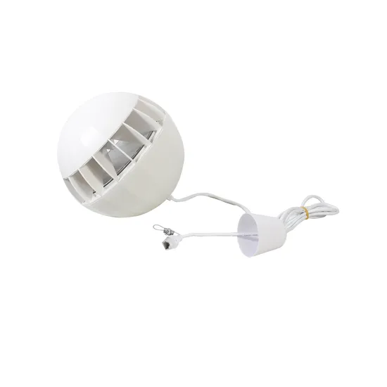 Altoparlante a sospensione omnidirezionale sferico da 8 pollici, 100 V, 20 W, gamma completa, appeso al soffitto, copertura per altoparlante PA con angolo di 360 gradi
